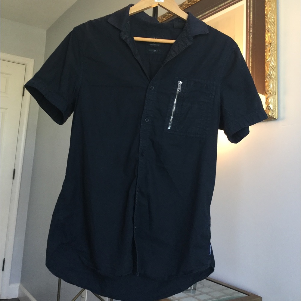 Armani Exchange Blue Shirt